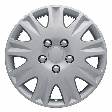 COAST2COAST 15", 9 Spoke, Silver, Plastic, Set Of 4, Standard Leg IWCB811115S